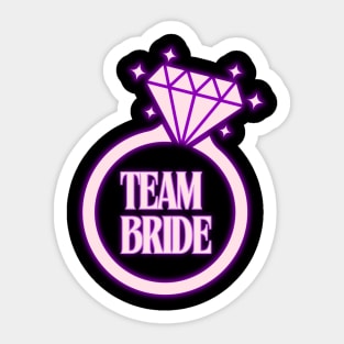 Team Bride Sticker